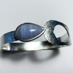 Armeif- 925-Silber, Chalcedon - geöffnet